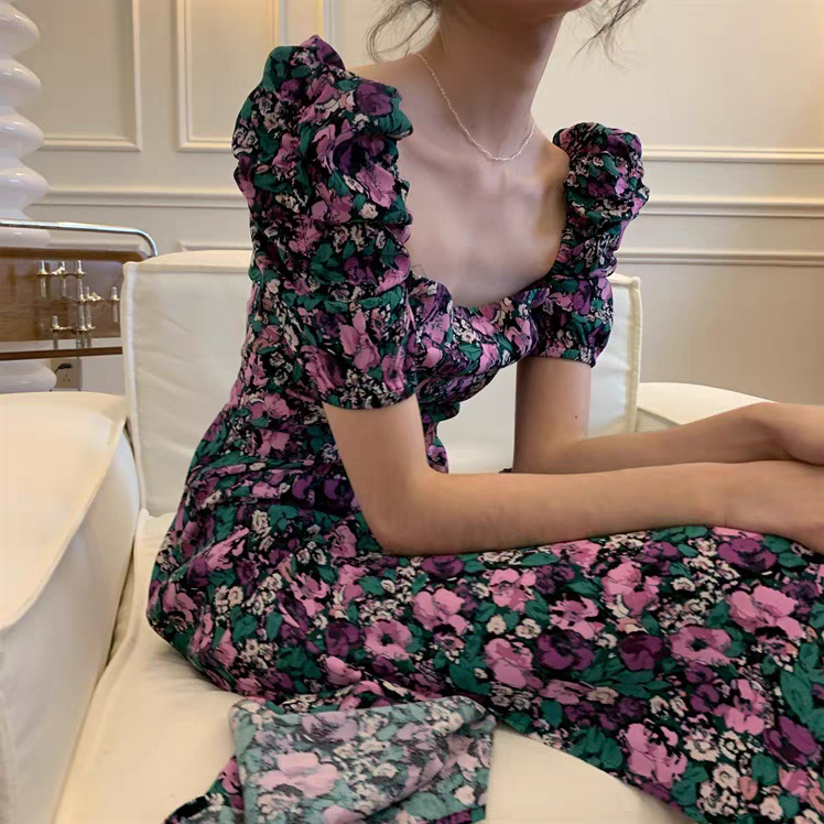 Morina Floral Maxi Elbise